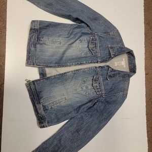 Jean jacket crazy horse blue XL
